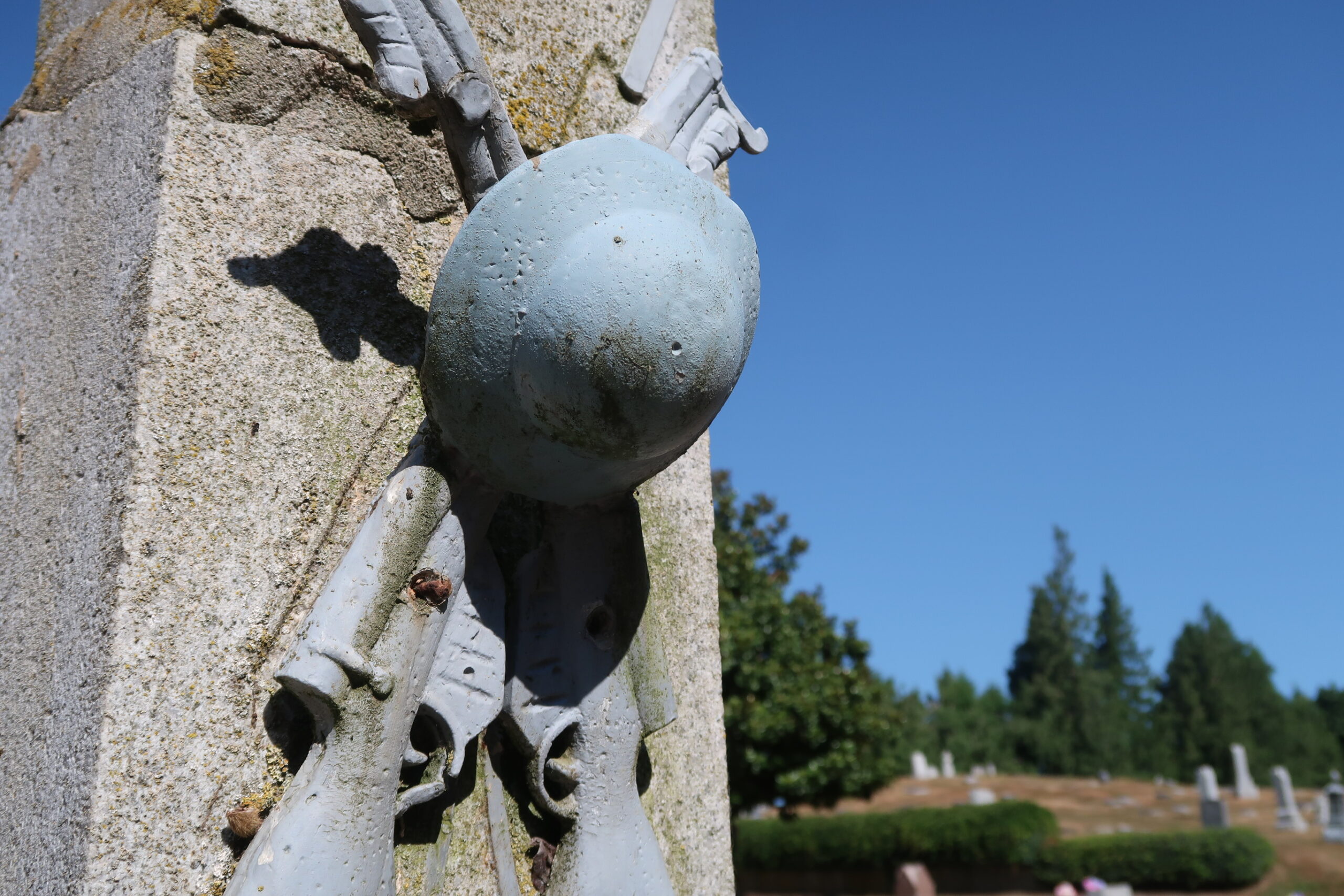 Detail from the Independent Order of Odd Fellows Memorial, Chilliwack, B.C.