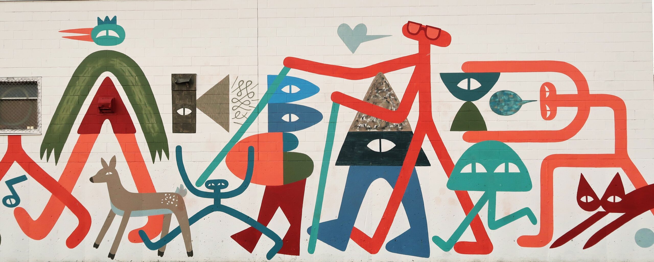 Mural on Works Building