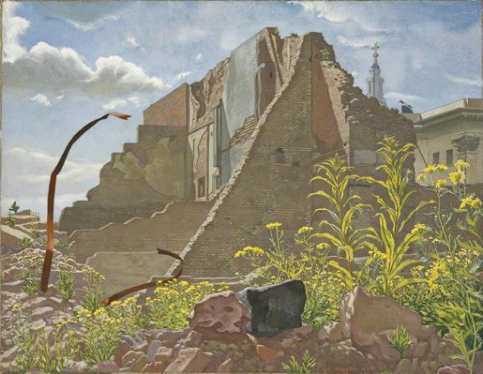 Weeds amongst the ruins.