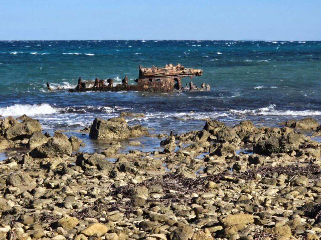Lighter at Gully Beach,